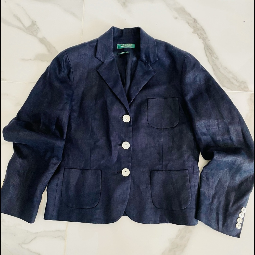 LAUREN RALPH LAUREN PETITE CROP JACKET